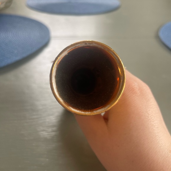 Vintage Holley Ross 22k Weeping Gold Vase - Picture 2 of 3